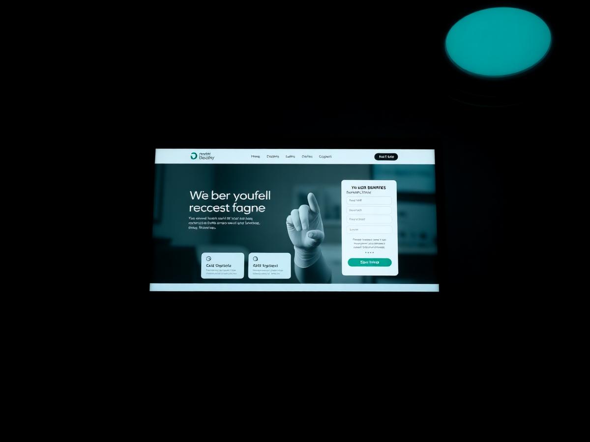 Dental clinic booking website design